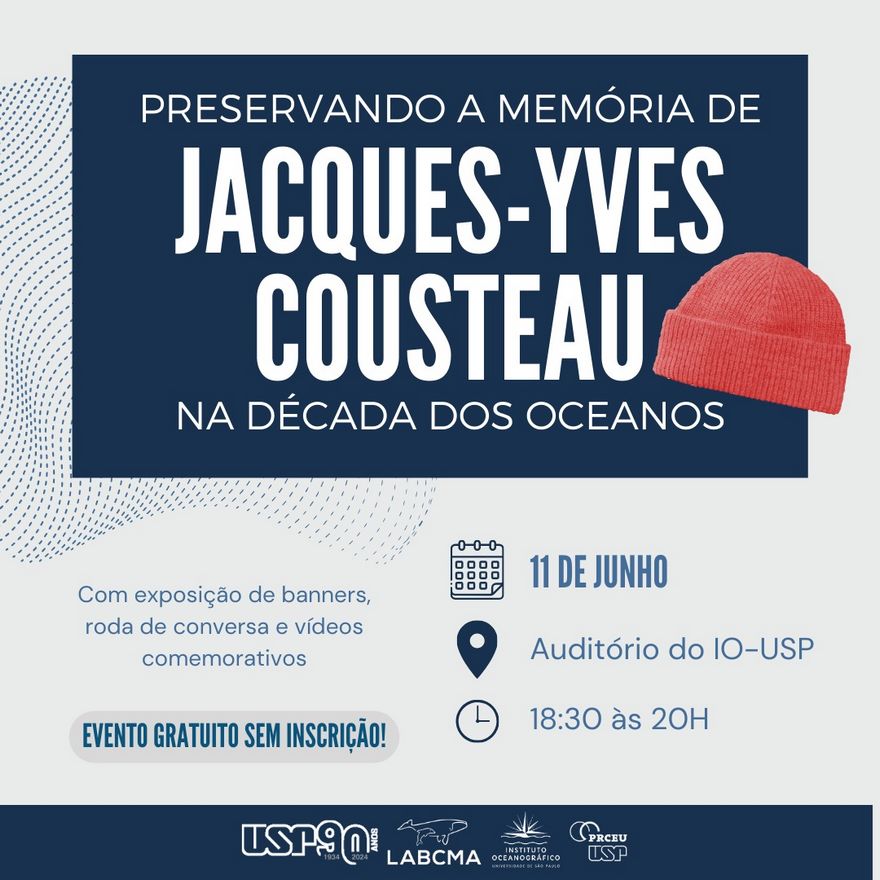 Cousteau junho 24 primeiro flyer